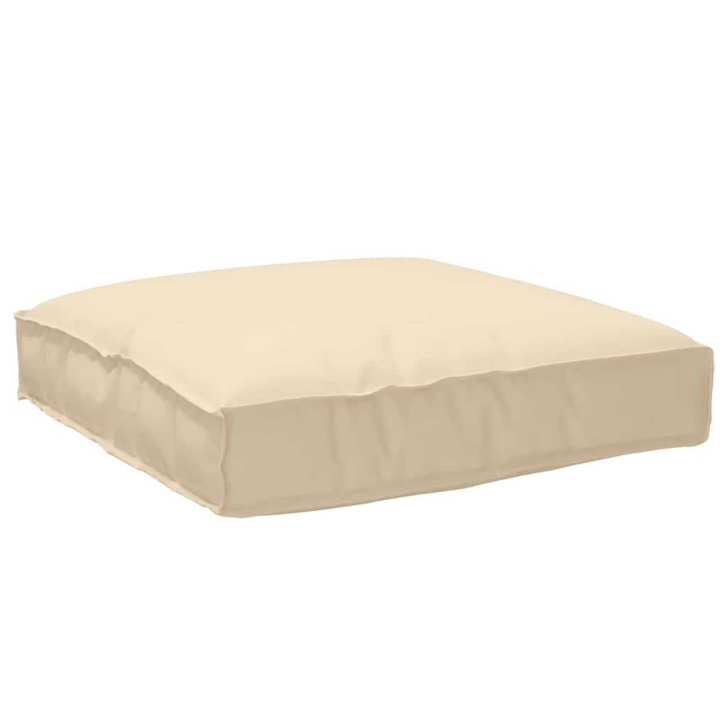 Cuscino Beige 80 x 80 x 12 cm Tessuto Oxford