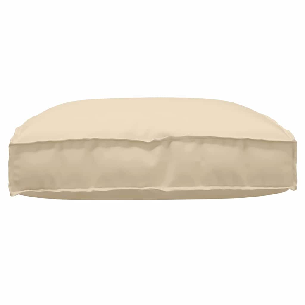 Cuscino Beige 80 x 80 x 12 cm Tessuto Oxford