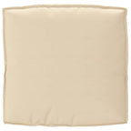 Cuscino Beige 80 x 80 x 12 cm Tessuto Oxford