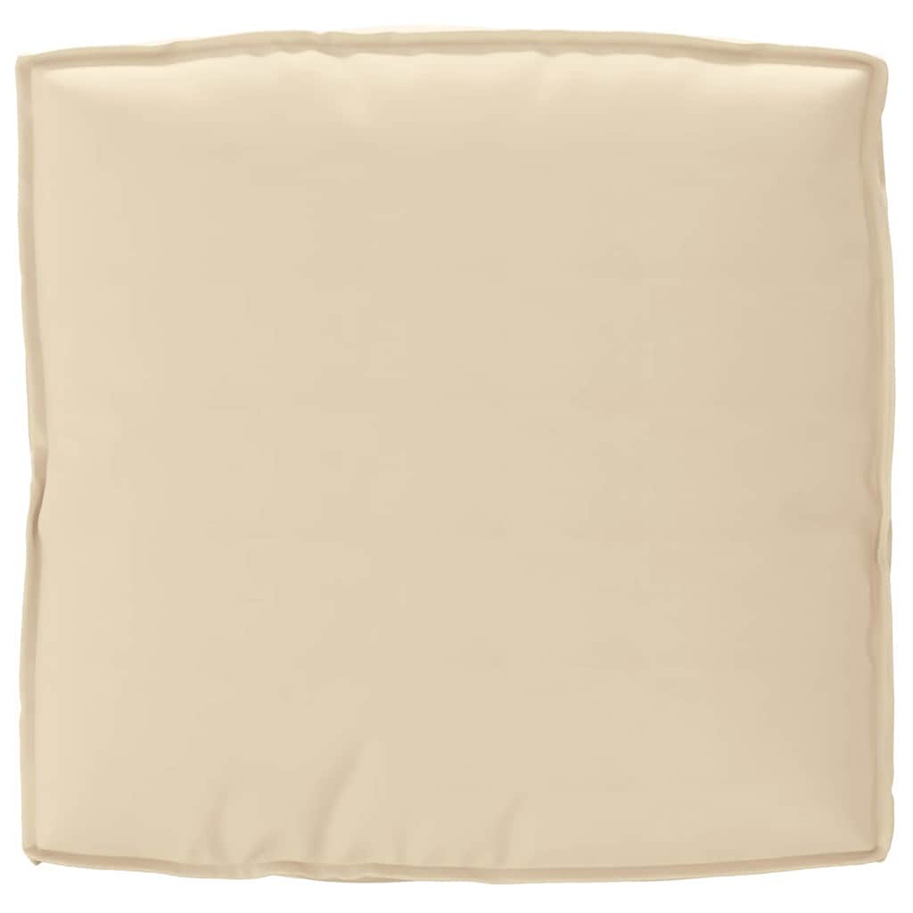 Cuscino Beige 80 x 80 x 12 cm Tessuto Oxford
