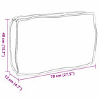 Cuscino Talpa 70 x 40 x 12 cm Tessuto Oxford