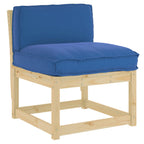 Cuscino Blu Reale 70 x 40 x 12 cm Tessuto Oxford