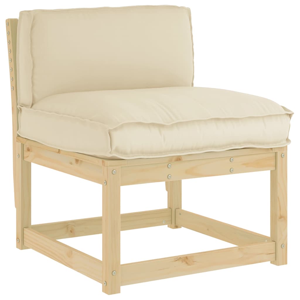 Cuscino Beige 80 x 40 x 12 cm Tessuto Oxford