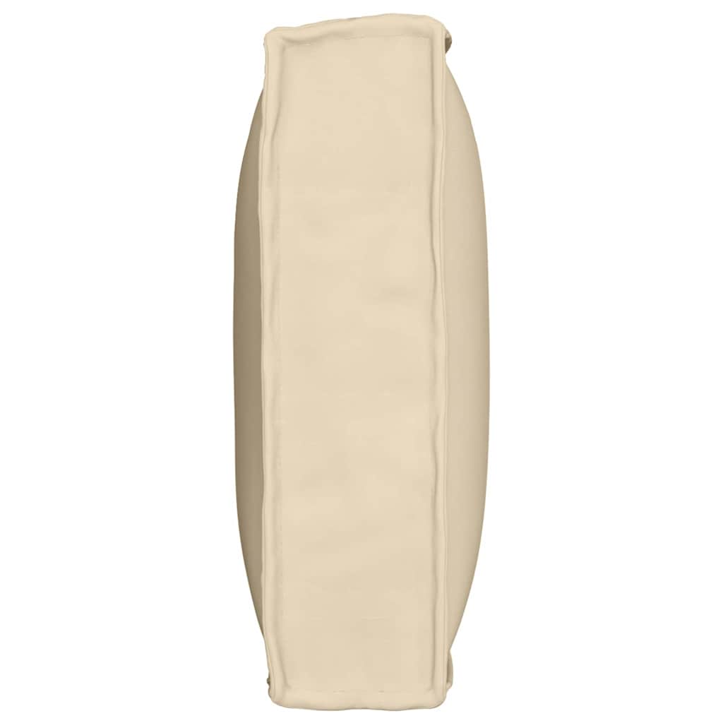 Cuscino Beige 80 x 40 x 12 cm Tessuto Oxford