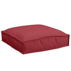 Cuscino 2 pcs Rosso Vino 40 x 40 x 8 cm Tessuto Oxford