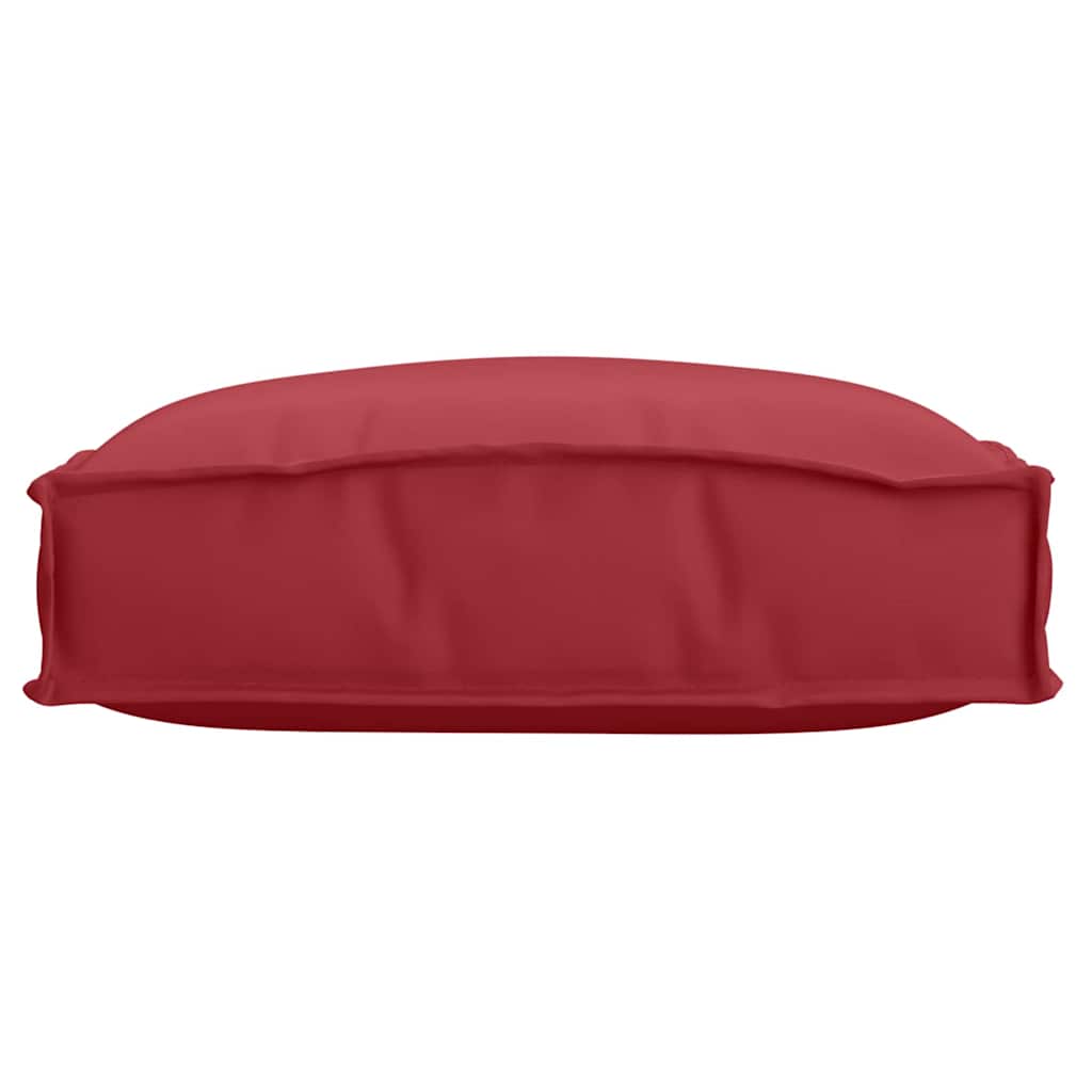 Cuscino 2 pcs Rosso Vino 40 x 40 x 8 cm Tessuto Oxford