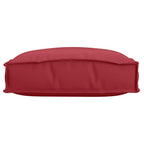 Cuscino 2 pcs Rosso Vino 40 x 40 x 8 cm Tessuto Oxford