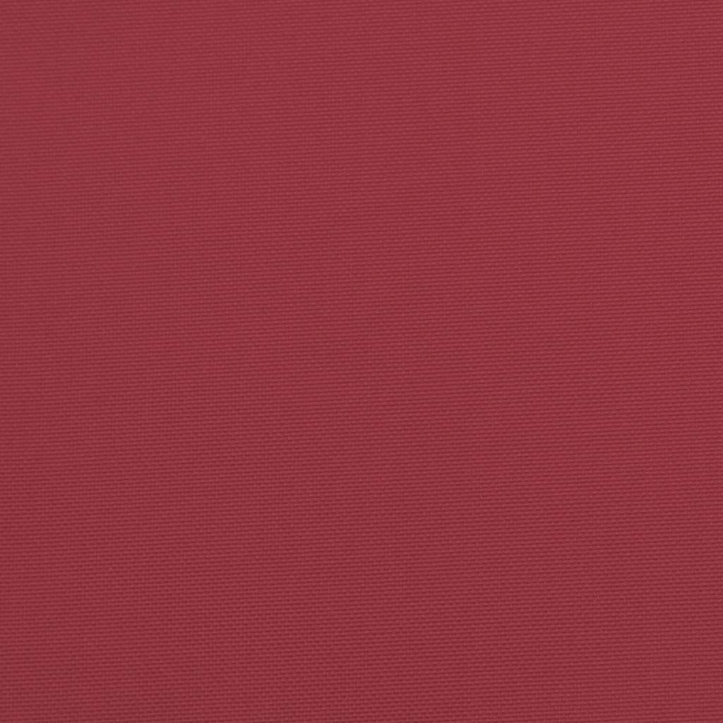 Cuscino 2 pcs Rosso Vino 40 x 40 x 8 cm Tessuto Oxford