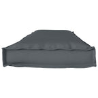 Cuscino Antracite 140 x 40 x 8 cm Tessuto Oxford