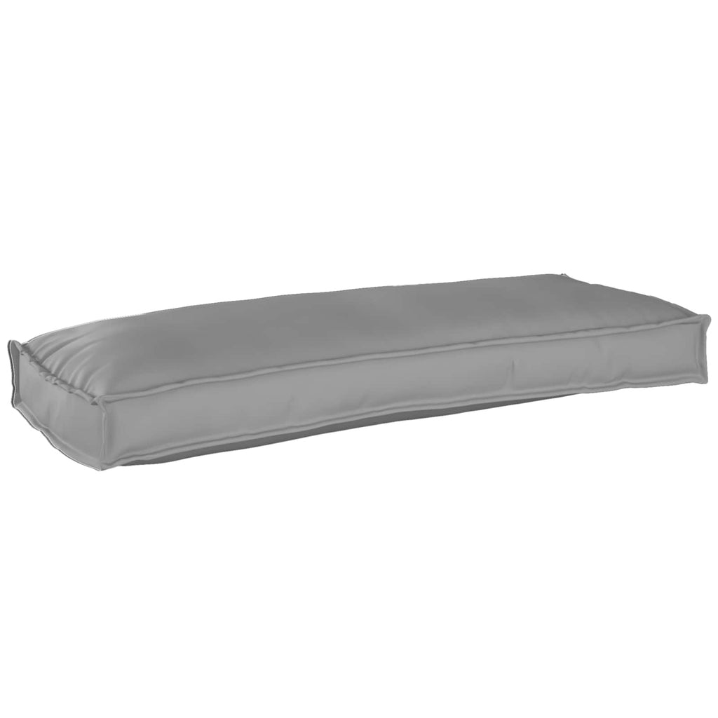 Set di Cuscini per Pallet 2 pcs Grigio 100 x 40 x 8 cm