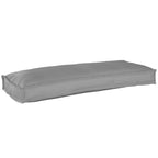 Set di Cuscini per Pallet 2 pcs Grigio 100 x 40 x 8 cm