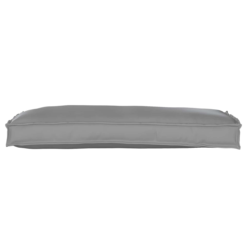 Set di Cuscini per Pallet 2 pcs Grigio 100 x 40 x 8 cm