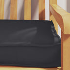 Set di Cuscini per Pallet 2 pcs Nero 200 x 40 x 8 cm