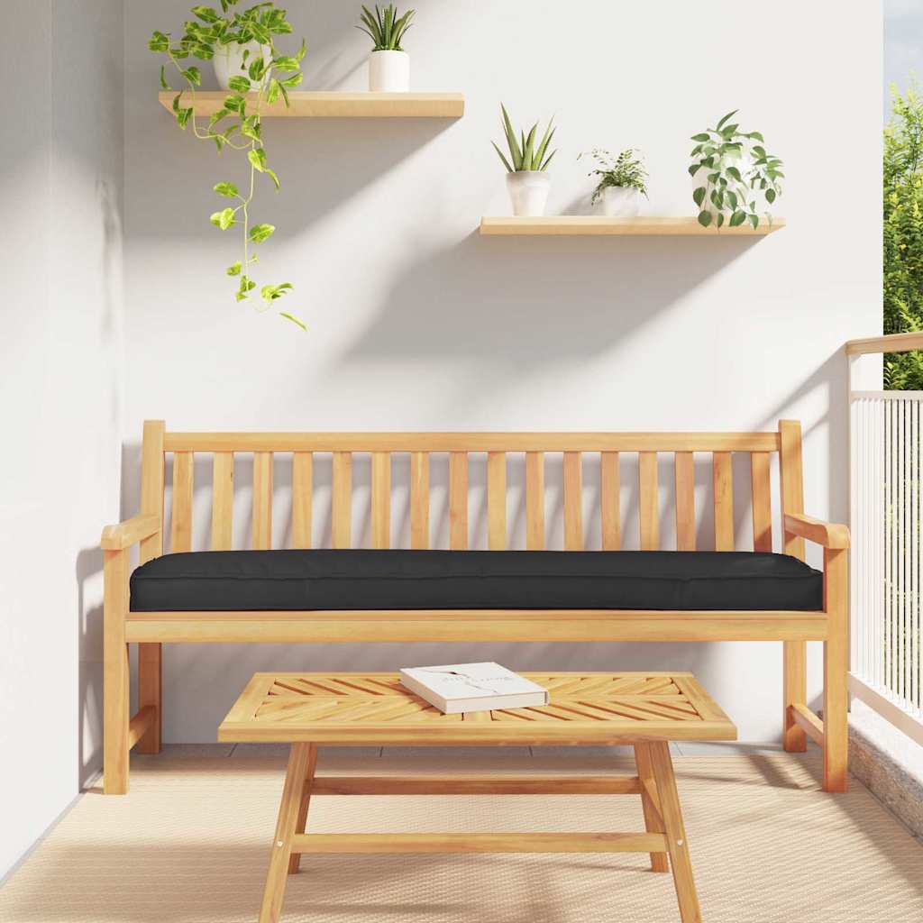 Set di Cuscini per Pallet 2 pcs Nero 200 x 40 x 8 cm