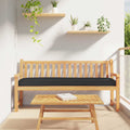 Set di Cuscini per Pallet 2 pcs Nero 200 x 40 x 8 cm