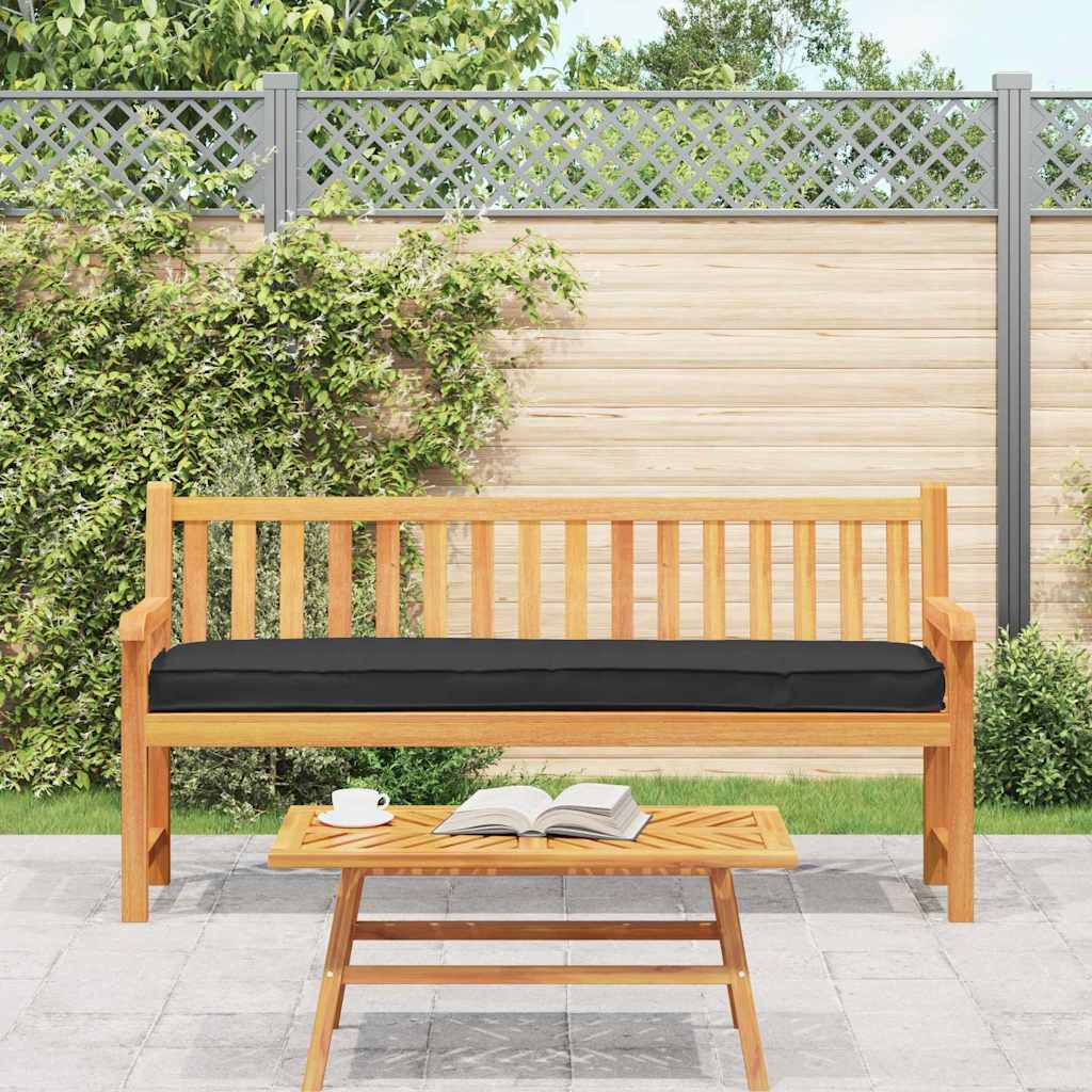 Set di Cuscini per Pallet 2 pcs Nero 200 x 40 x 8 cm