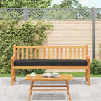 Set di Cuscini per Pallet 2 pcs Nero 200 x 40 x 8 cm