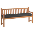 Set di Cuscini per Pallet 2 pcs Nero 200 x 40 x 8 cm