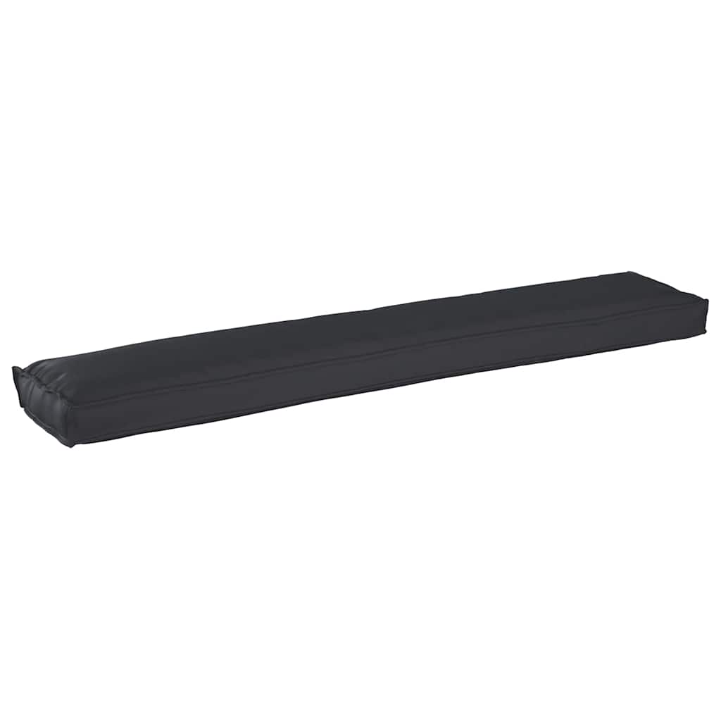Set di Cuscini per Pallet 2 pcs Nero 200 x 40 x 8 cm