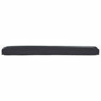 Set di Cuscini per Pallet 2 pcs Nero 200 x 40 x 8 cm