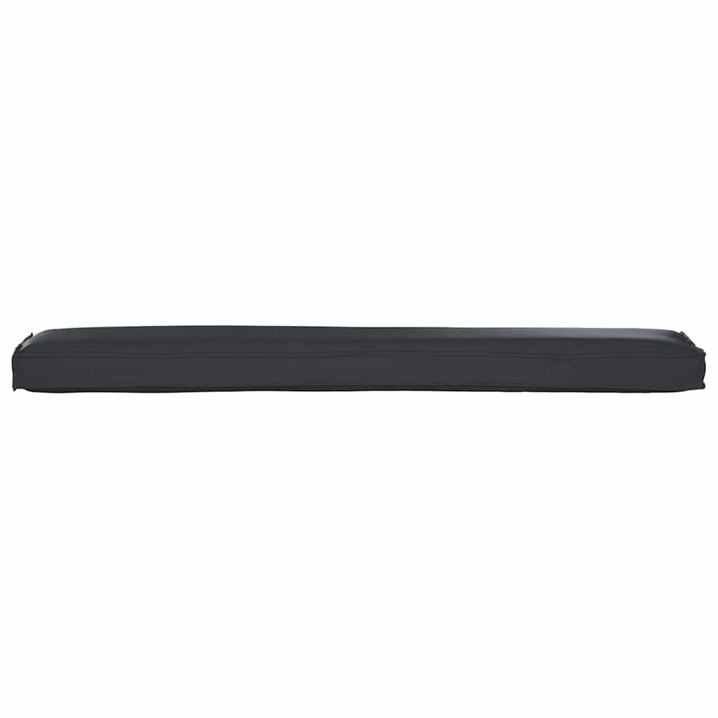 Set di Cuscini per Pallet 2 pcs Nero 200 x 40 x 8 cm