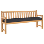 Set di Cuscini per Pallet 2 pcs Nero 200 x 40 x 8 cm