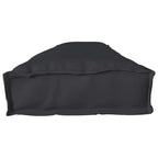 Set di Cuscini per Pallet 2 pcs Nero 200 x 40 x 8 cm