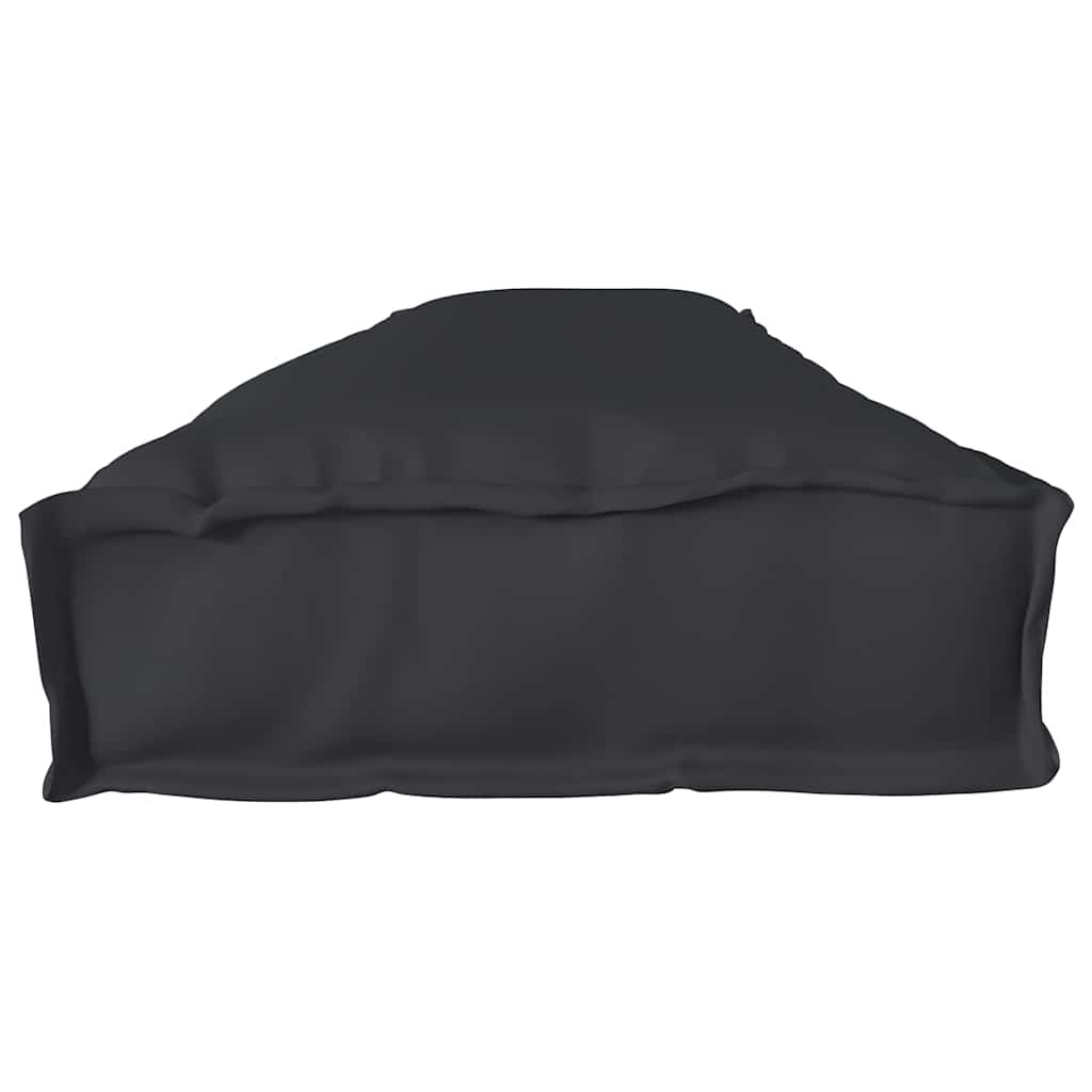 Set di Cuscini per Pallet 2 pcs Nero 200 x 40 x 8 cm