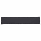 Set di Cuscini per Pallet 2 pcs Nero 200 x 40 x 8 cm