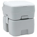 Toilette da Campeggio Grigio e Bianco 41,5 x 36,5 x 42 cm