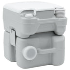 Toilette da Campeggio Grigio e Bianco 41,5 x 36,5 x 42 cm
