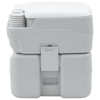 Toilette da Campeggio Grigio e Bianco 41,5 x 36,5 x 42 cm