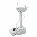 Lavandino portatile da campeggio Grigio 50,5 x 33 x 103 cm