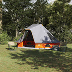 Tenda Tipi Grigio e arancione 466 x 310 x 240 cm taffetà