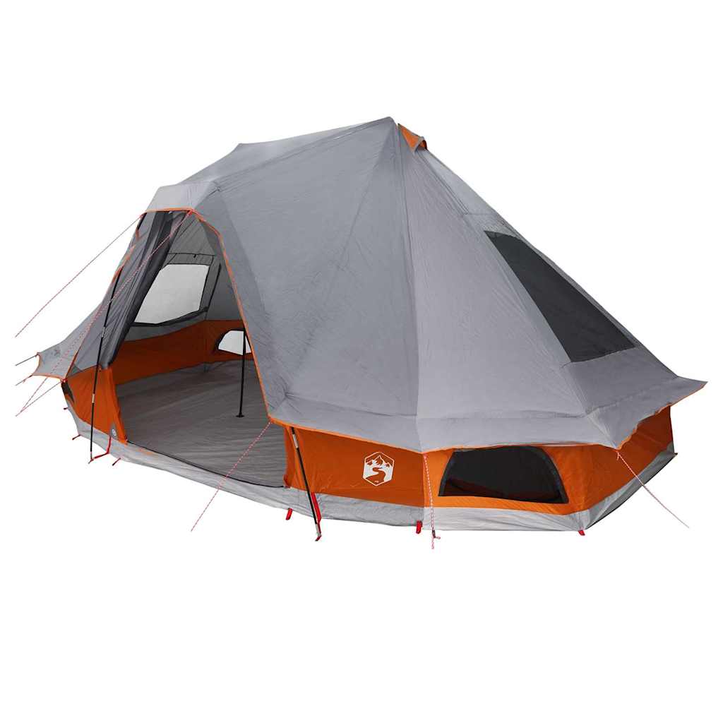 Tenda Tipi Grigio e arancione 466 x 310 x 240 cm taffetà