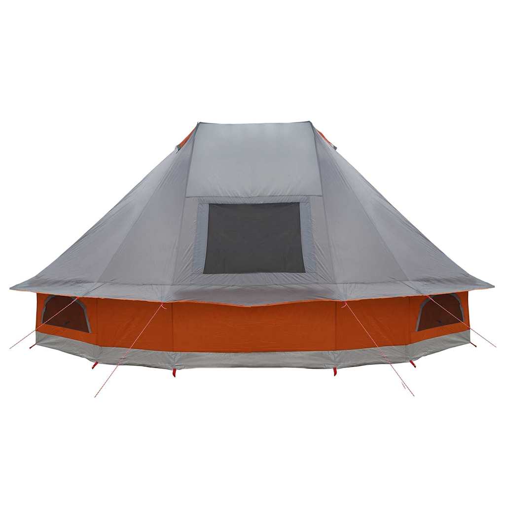 Tenda Tipi Grigio e arancione 466 x 310 x 240 cm taffetà