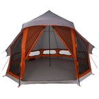 Tenda Tipi Grigio e arancione 404 x 370 x 270 cm taffetà