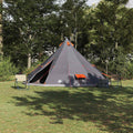 Tenda Tipi Grigio e arancione 560 x 560 x 300 cm taffetà