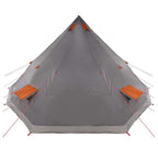Tenda Tipi Grigio e arancione 560 x 560 x 300 cm taffetà