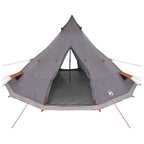 Tenda Tipi Grigio e arancione 560 x 560 x 300 cm taffetà