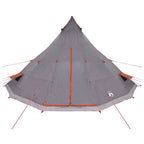 Tenda Tipi Grigio e arancione 560 x 560 x 300 cm taffetà
