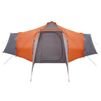 Tenda Tipi Grigio e arancione 492 x 492 x 275 cm taffetà
