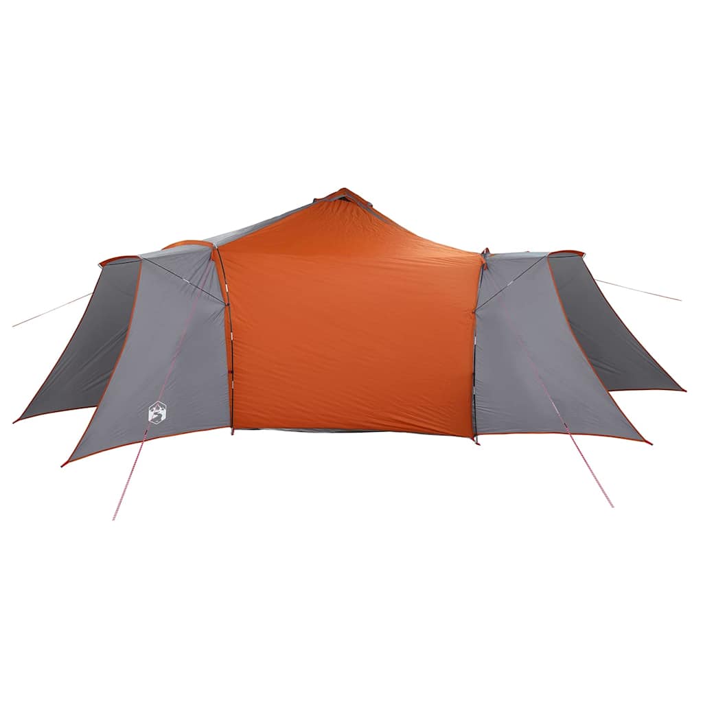 Tenda Tipi Grigio e arancione 492 x 492 x 275 cm taffetà