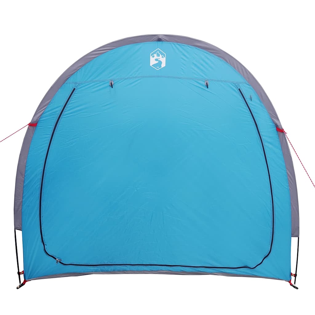 Tenda porta biciclette con tetto Blu 210 x 90 x 174 cm