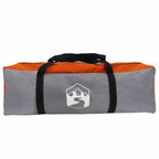 Tenda a Cupola Cupola Grigio e arancione 384 x 254 x 170 cm