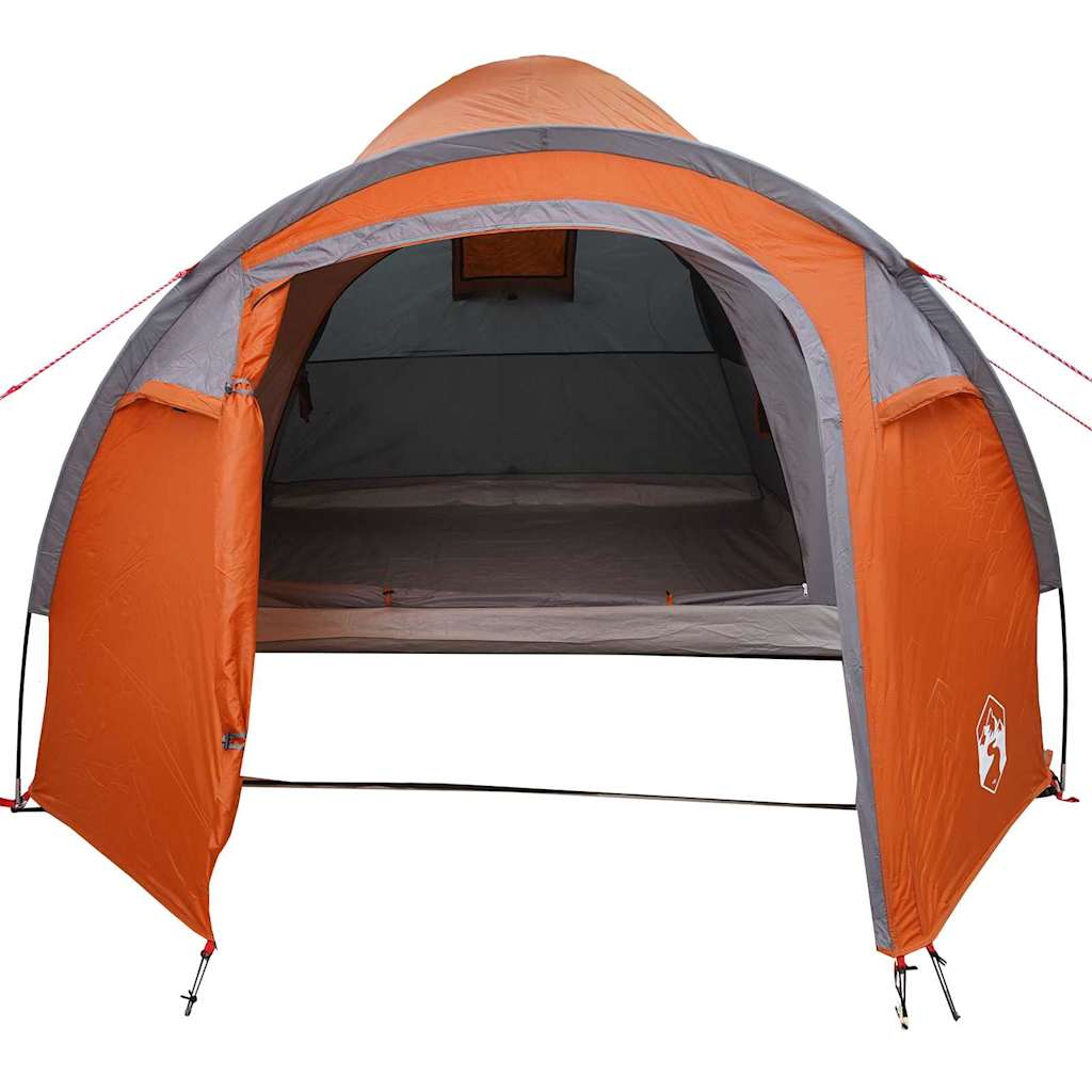 Tenda a Cupola Cupola Grigio e arancione 384 x 254 x 170 cm
