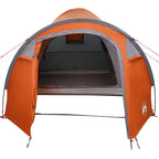 Tenda a Cupola Cupola Grigio e arancione 384 x 254 x 170 cm