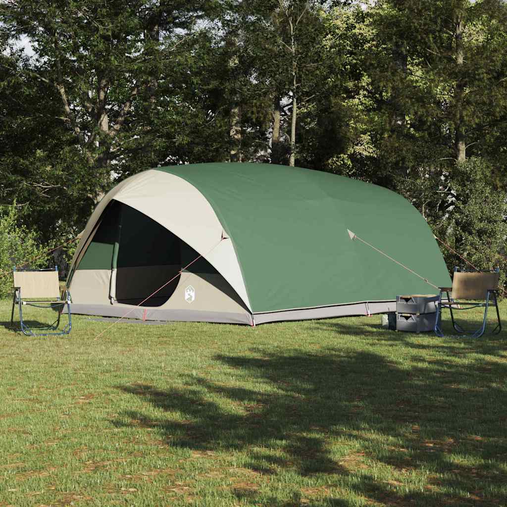Tenda tunnel con tetto Verde 500 x 348 x 200 cm taffetà