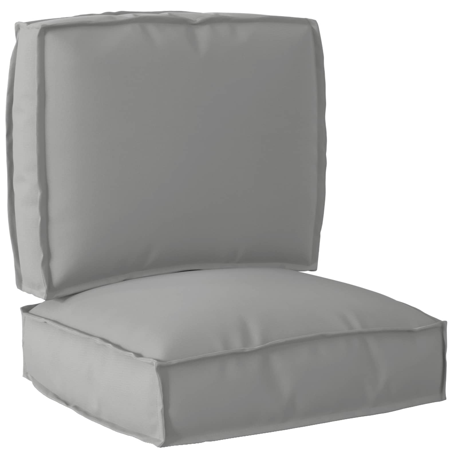 Set di Cuscini per Pallet 2 pcs Grigio