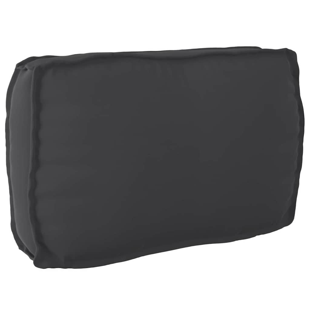 Set di Cuscini per Pallet 2 pcs Nero Tessuto Oxford